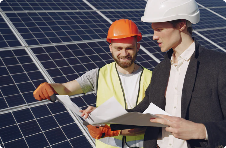 Bild von solar panel experten